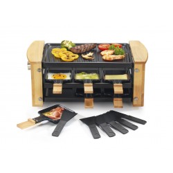 Raclette KITCHEN CHEF KCWOOD.8 personnes